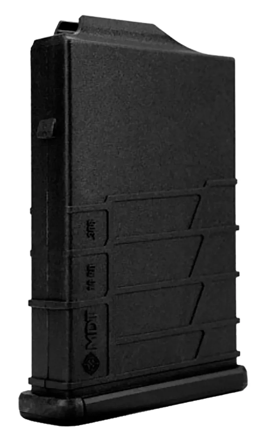 Mdt Sporting Goods Inc 104447BLK AICS Magazine10rd Extended 308/6.5 Creedmoor Short Action, Black Polymer Fits Some Chassis/Bottom Metal (MDT/XLR/KRG/GRS/CDI/Pacific Tool & Gauge)