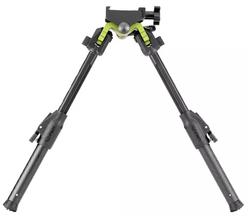 Mdt Sporting Goods Inc 105560GRN GRND-PODGreen/Black 4.50"-9" Carbon Fiber/Aluminum, Adj. Throw Lever, 4 Leg Postitions, Fits Picatinny Rail