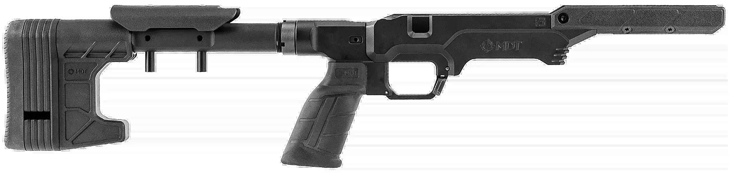 MDT Sporting Goods The Worker LSS Gen3 Rifle Stock/Chassis, Black for Savage Long Action 114914BLK