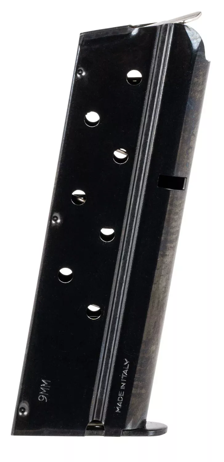 Mec-Gar MGCGOV9LCB 1911 Officer 8rd 9mm Luger, Blued Carbon Steel