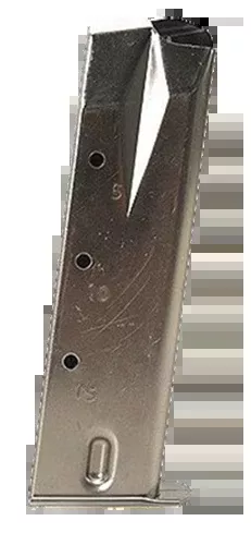 Mec-Gar MGRP8515N Ruger P85/89/93/94/95 9mm Luger 15rd Nickel Detachable Magazine