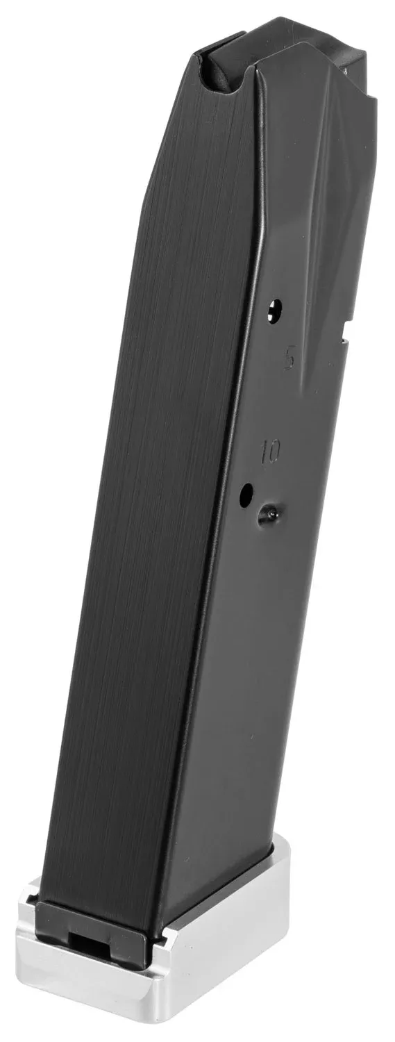 Mec-Gar P226X5910AFC Sig 10rd Extended 9mm Luger, Fits Sig P226 X5 Blued w/Anti-Friction Coating Carbon Steel