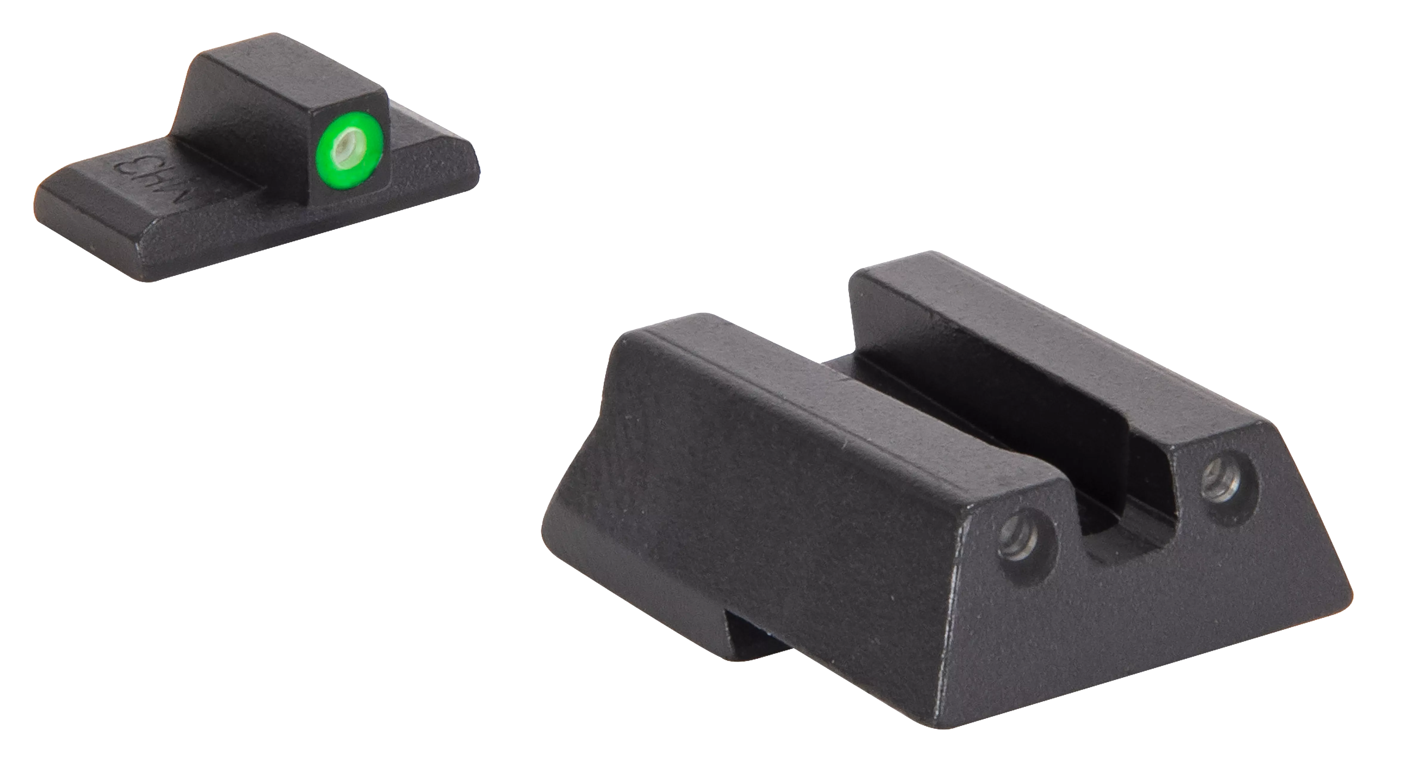 Meprolight USA 415453111 Hyper-BrightGreen Tritium Green Outline Front Sight-Green Tritium Black Outline Rear Sight HK VP9/HK45/HK45C