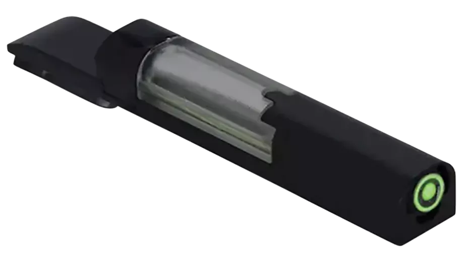 Meprolight USA 632423108 FT Bullseye Front Sight Green/Tritium/Fiber Optic, Black Frame Fits CZ P-10 S/SC/C/F (Non Optics Ready), Dovetail Mount