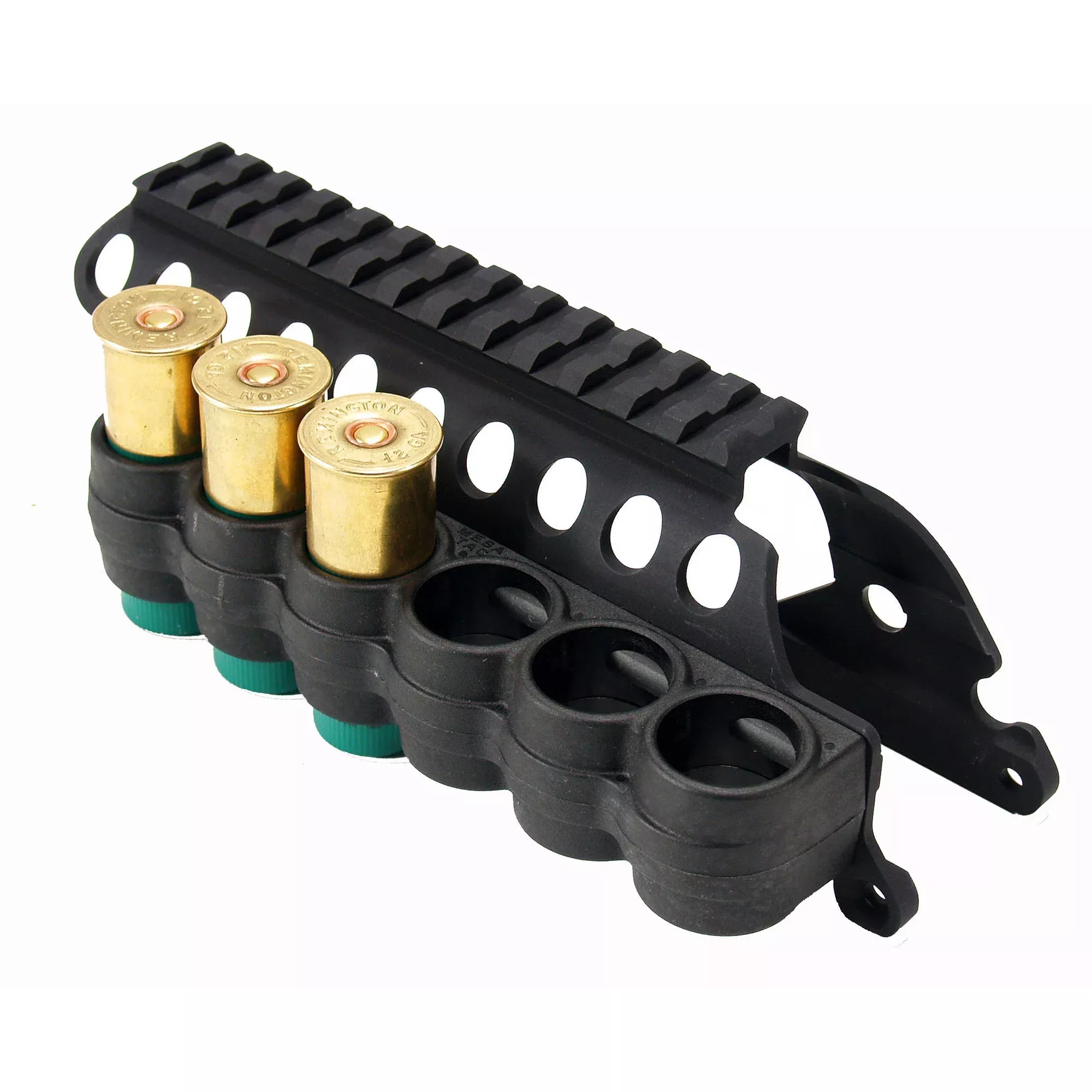 Mesa Tactical SureShell Polymer Side Saddle with 5in Picatinny Rail for Remington 870/1100/1187 94830