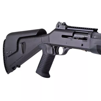 Mesa Tactical Urbino Pistol Grip Stock for the Benelli M4 12 Gauge with Adjustable Cheek Riser - 12.5" Length of Pull, Black
