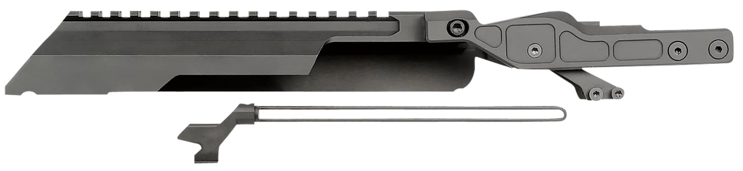 Midwest Industries MIAKALPHARTC AK Alpha Series Railed Top CoverBlack Anodized
