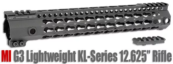 Midwest MI-G3KL12 G3 Free Float Keymod Lightweight Handguard