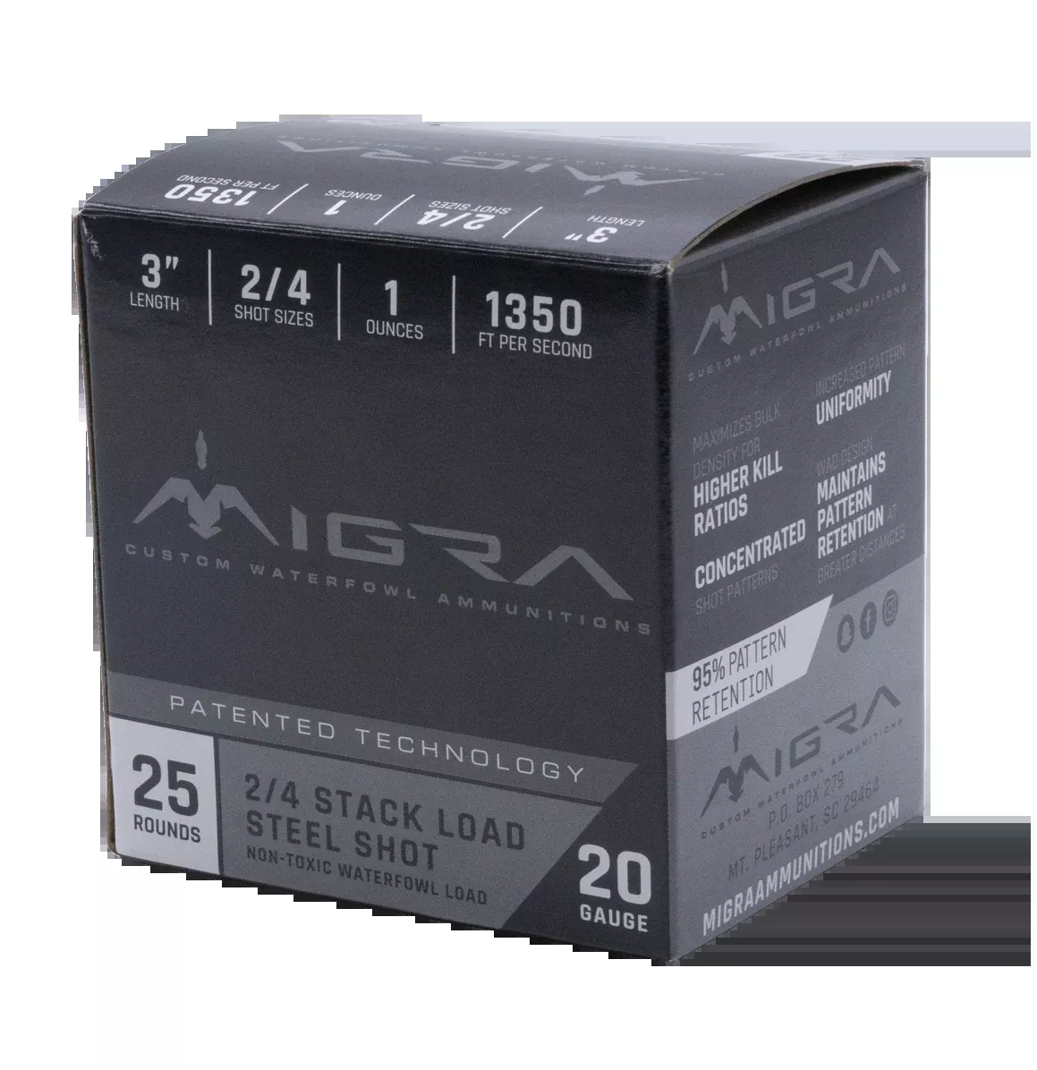 Migra 20GA 2/4 3" Steel Shot 25RDS