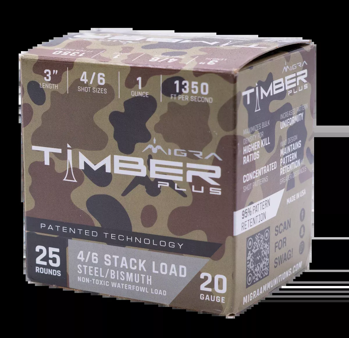 Migra 20GA 4/6 3" Steel/Bismuth Shot 25RDS