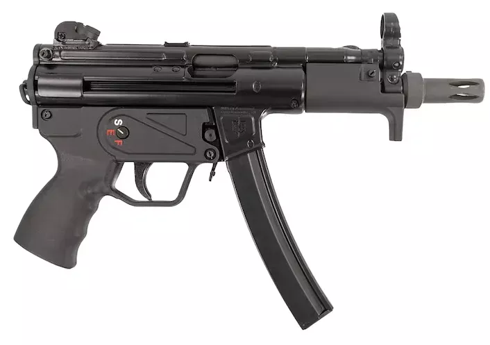 Military Armament Corp MAC-5K Semi Automatic Pistol 9mm Luger 5.8″ Barrel 30+1-Round Black Black