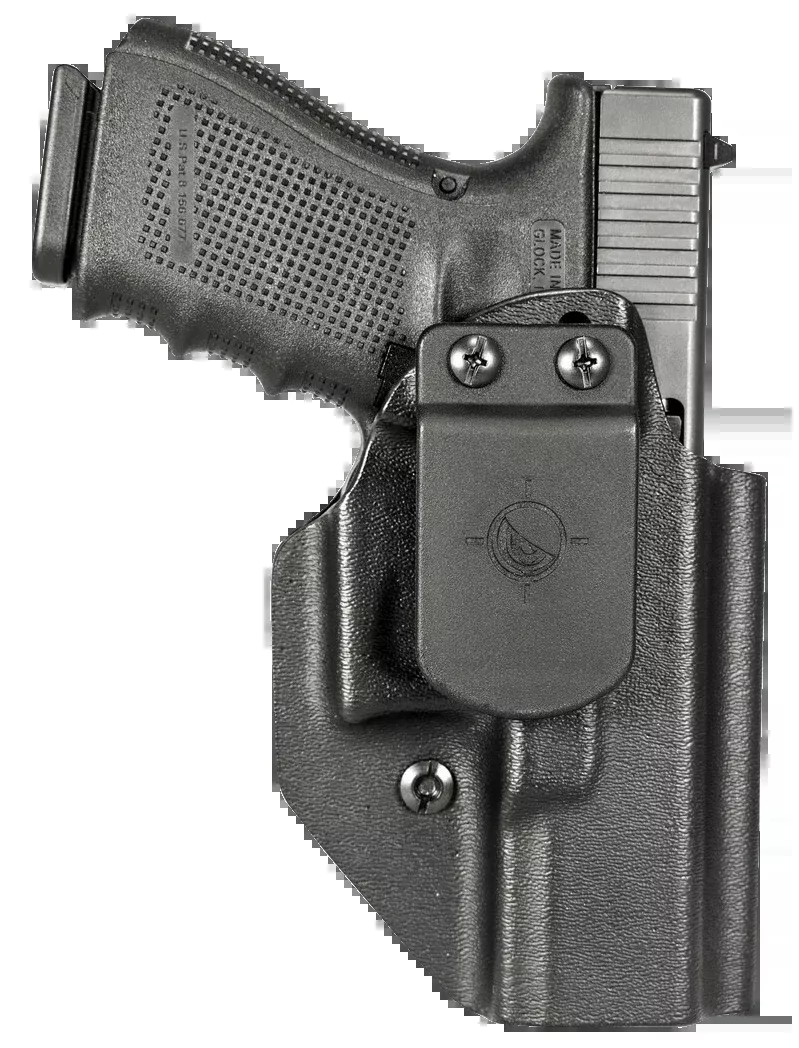 Mission First Tactical Appendix Holster for Glock 19/23/44, Ambidextrous Inside/Outside Waistband, HGL19AIWBABL