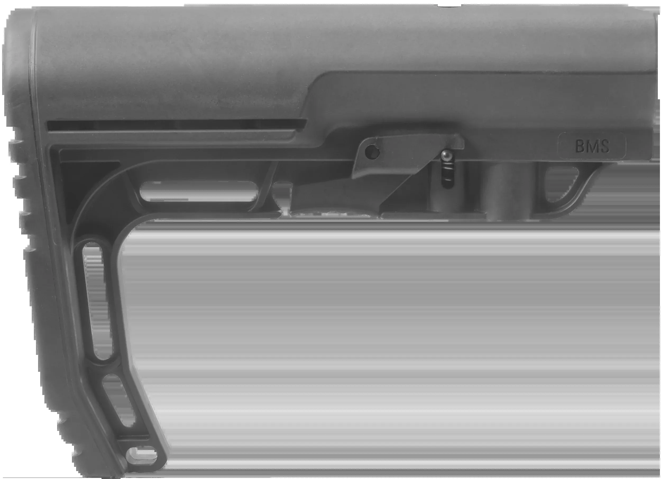 Mission First Tactical BMS Battlelink Minimalist Stock Collapsible Black Synthetic for AR-15, M16, M4 with Commercial Tubes (Tube Not Included)