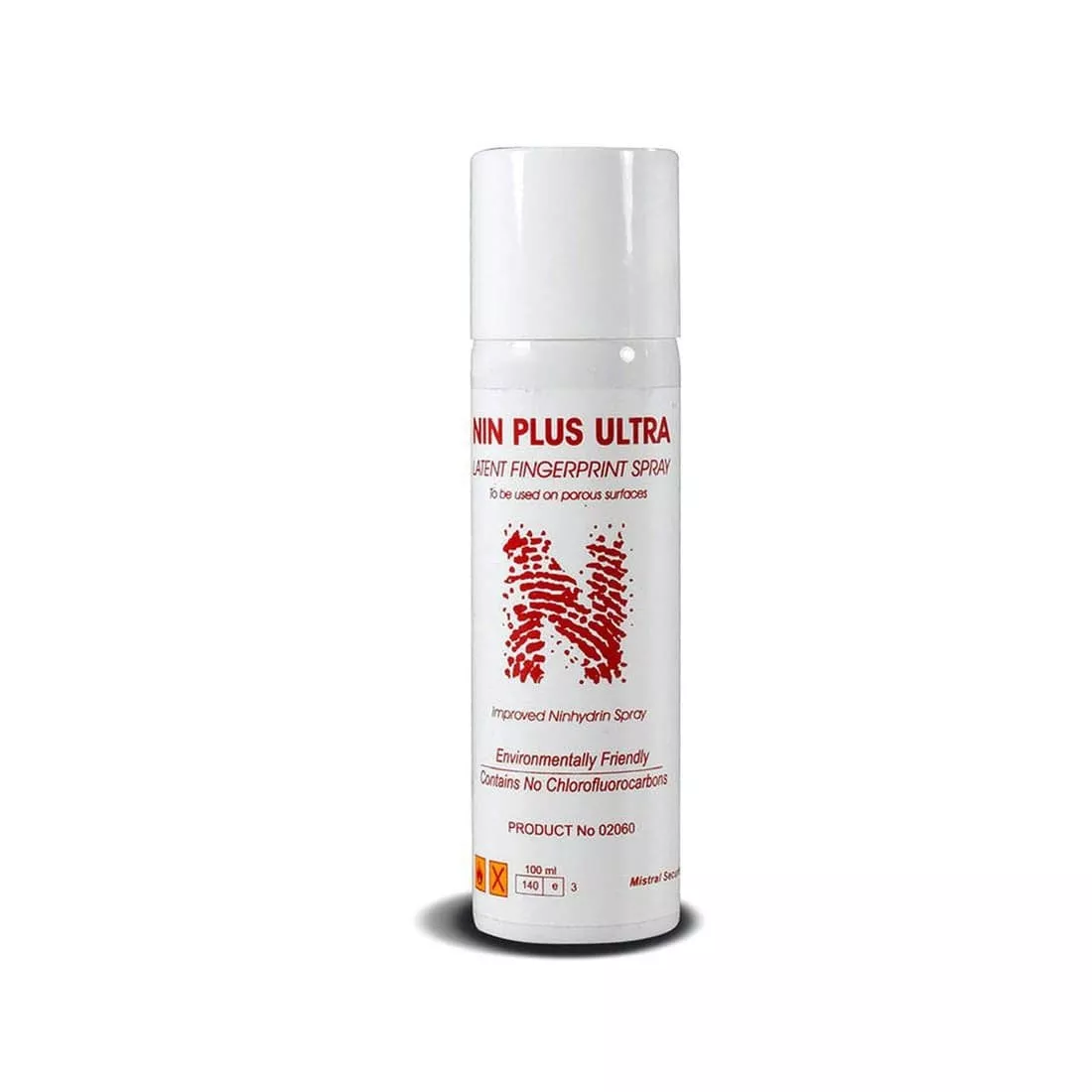 Mistral 02066 Nin Plus Ultra (200 cc) Fingerprints Detection Forensic Aerosol