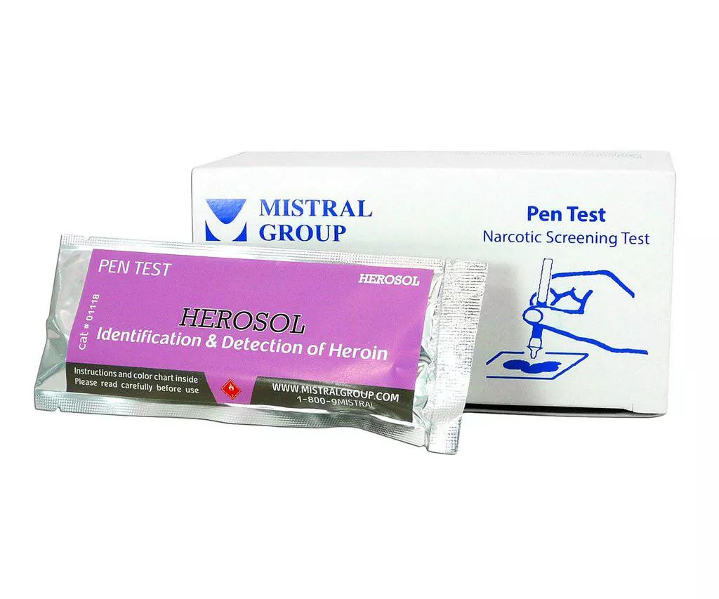 Mistral 1118 Herosol Drug Detection Pen Test (Box of 10 Tests)