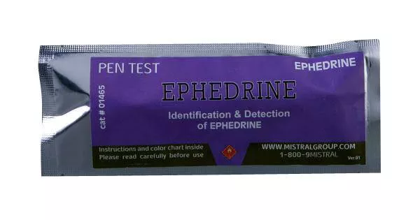 Mistral 1465 Ephedrine Drug Detection Pen Test (Box of 10 Tests)