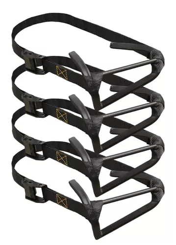 Muddy MUD-MSS-4PK Micro Stagger Step Black Steel Nylon