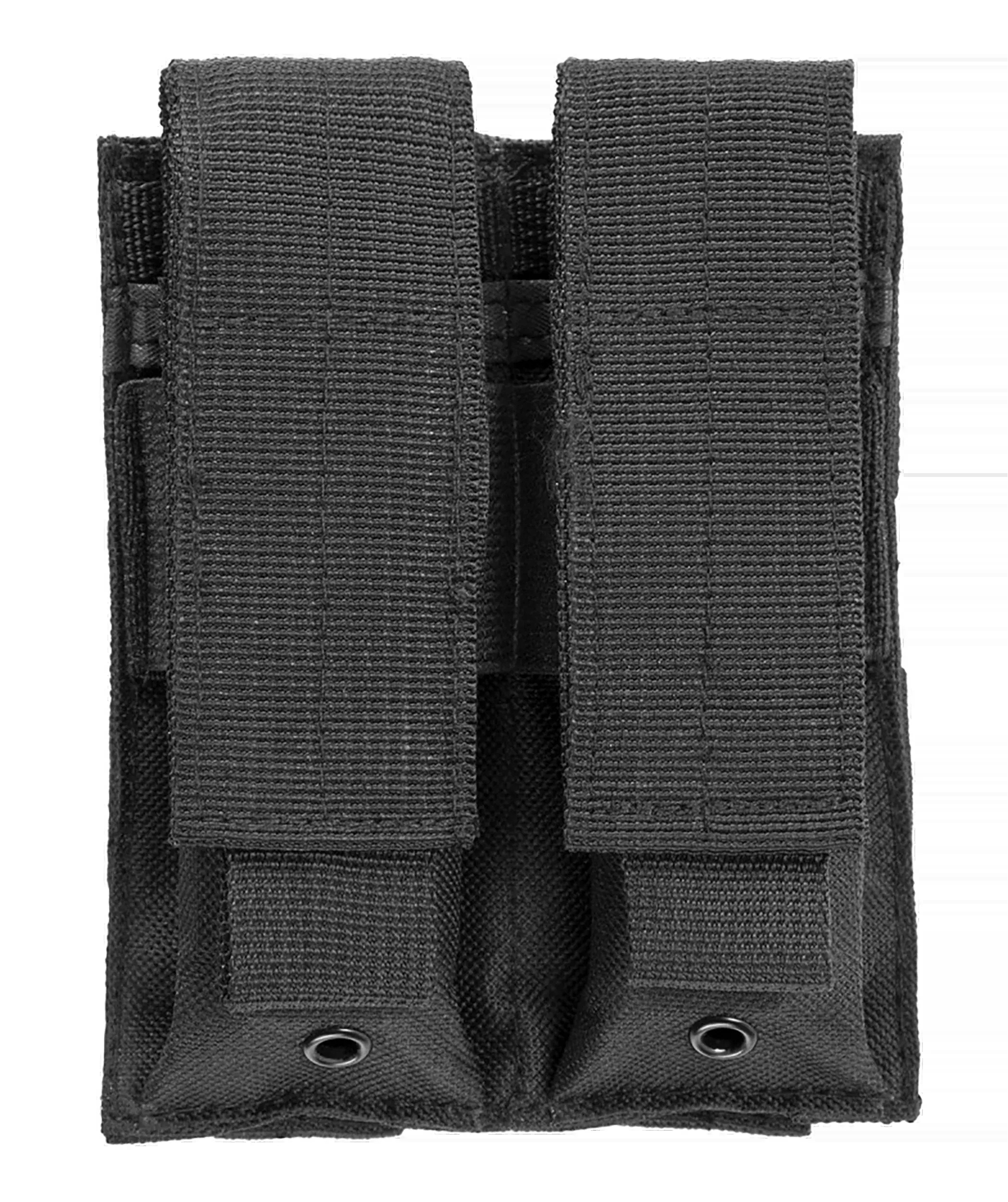 NCStar Double Pistol Magazine Pouch, MOLLE Compatible, Adjustable Flaps – CVP2P2931B