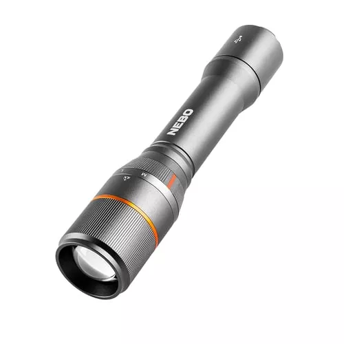 NEBO NEBFLT0020 Davinci 2000 FlashlightGray 200/800/2,000 Lumens White LED