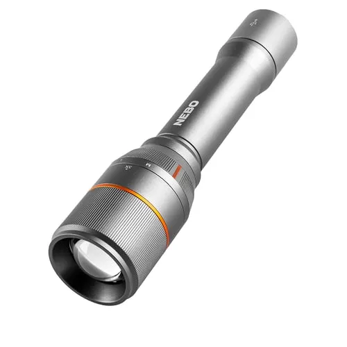 NEBO NEBFLT0021 Davinci 3500 FlashlightGray 70/700/3500 Lumens White LED