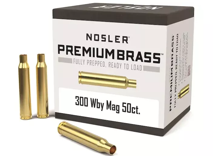Nosler Custom Brass 300 Weatherby Magnum Box of 50