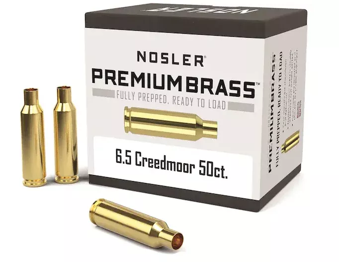Nosler Custom Brass 6.5 Creedmoor Box of 50