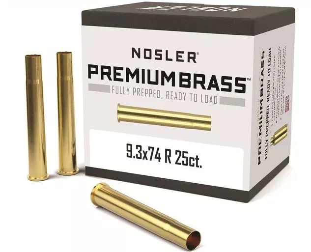 Nosler Custom Brass 9.3x74mm Rimmed Box of 25