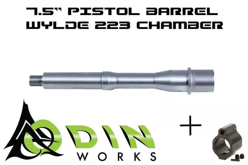 Odin Works 223 Wylde Stainless Barrel 7.5" Pistol AR15 AR-15