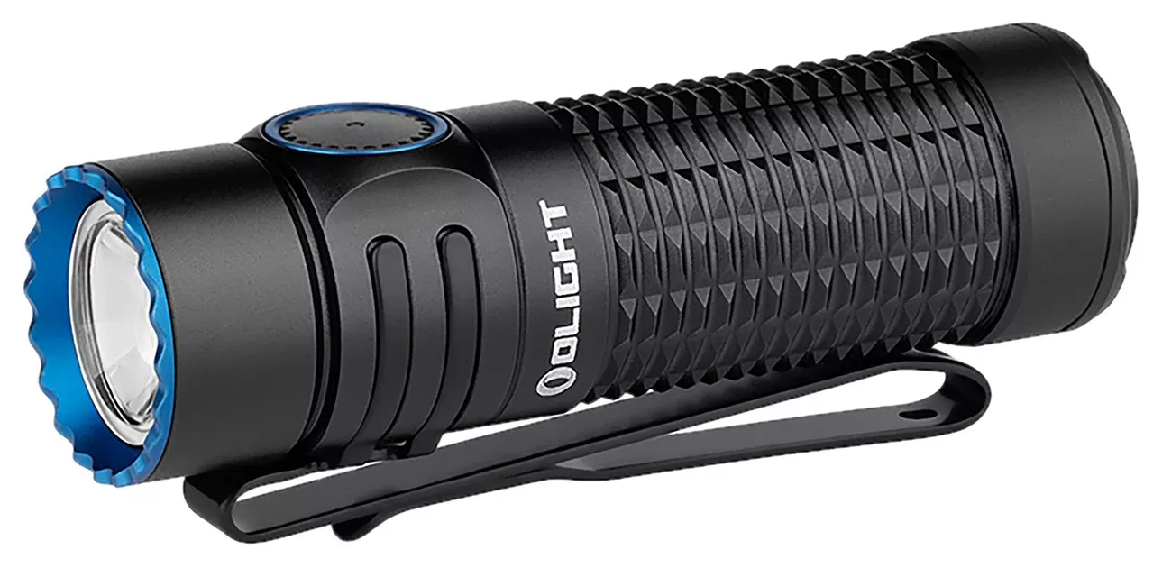 Olightstore Usa Inc WARRIORNANOBK Warrior NanoBlack Anodized 15/60/400/600/1,200 Lumens White LED