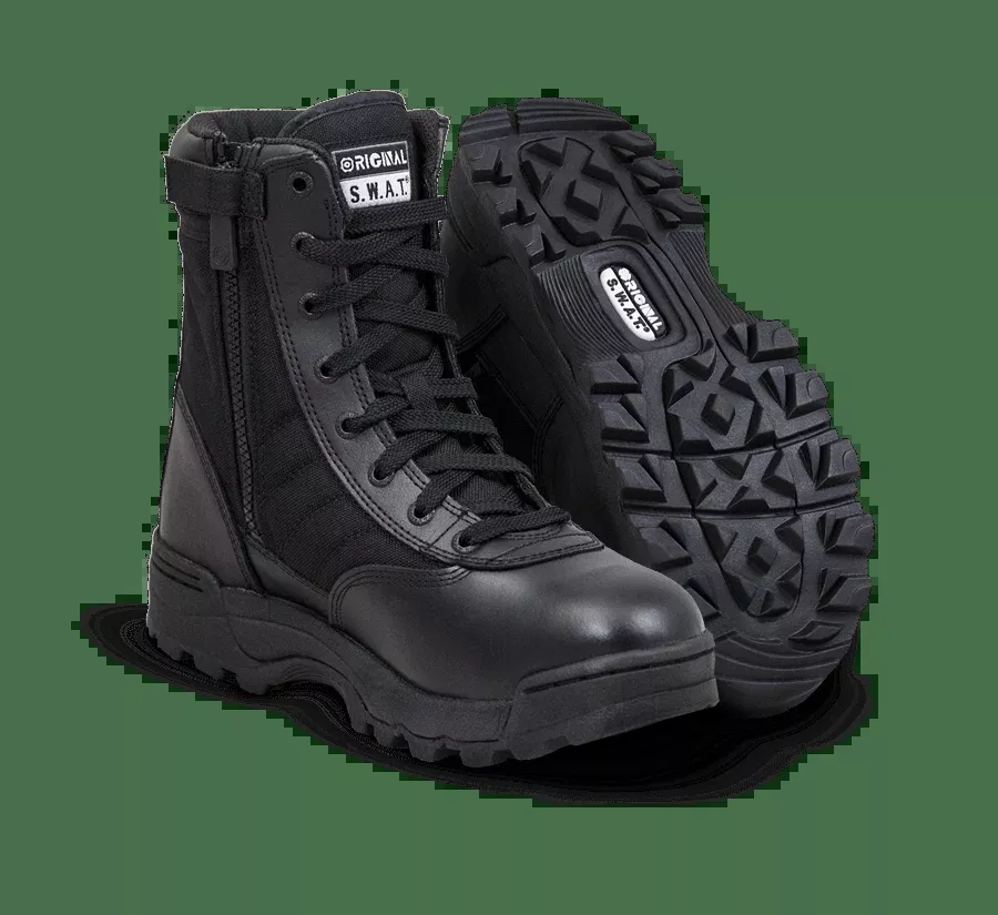 Original SWAT Tactical Police Classic 9" Side-Zip Boots - 115201
