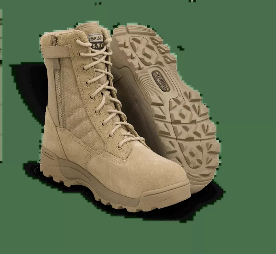 Original SWAT Tactical Police Classic 9" Side Zip Safety Plus Boots - 119402