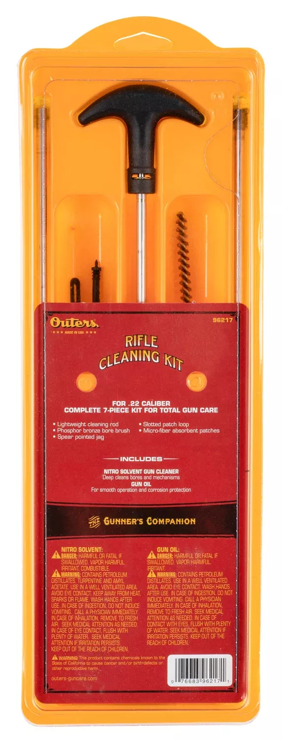 Outers 96217 Aluminum Rod Rifle Kit 22 Cal Rifle (Clam Pack)