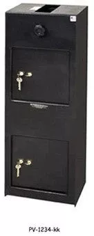 Perma-Vault PV-1234-KK Dual Compartment Rotary Depository Safe