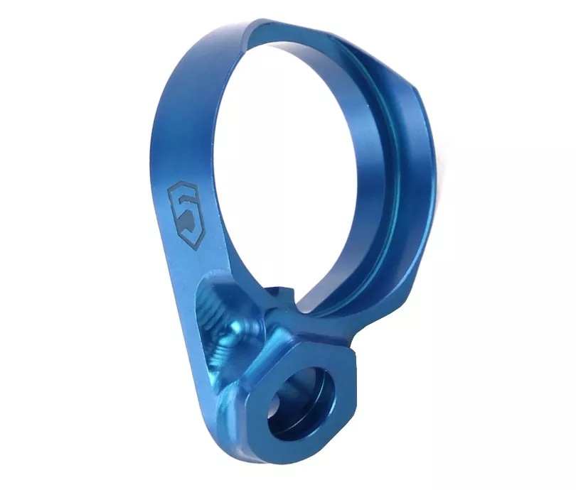 Phase 5 Sloped Quick Disconnect End Plate (SQD-EP) - Blue