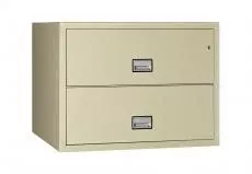 Phoenix Safe LAT2W31 31" 2 Drawer Lateral Size Fire File Cabinet