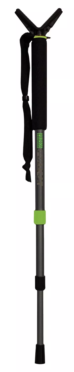 Primos 65480 Pole CatShooting Stick, Short, Black Aluminum, 16-38"