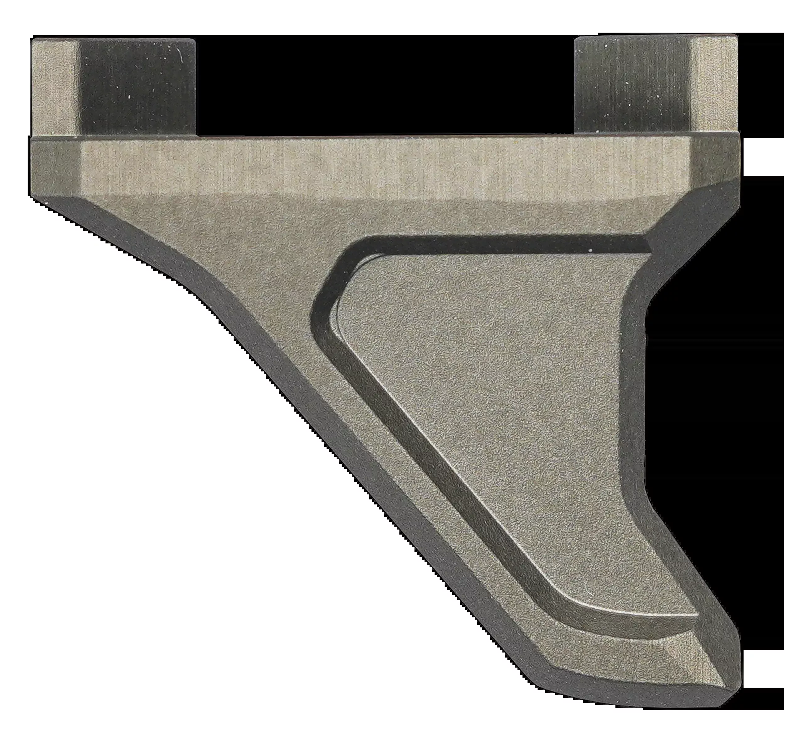 Q LLC Deluxe Q-Sert Barricade Stop for Handguards, Small Silver Anodized 6061 Aluminum ACCQSERTBSSAL