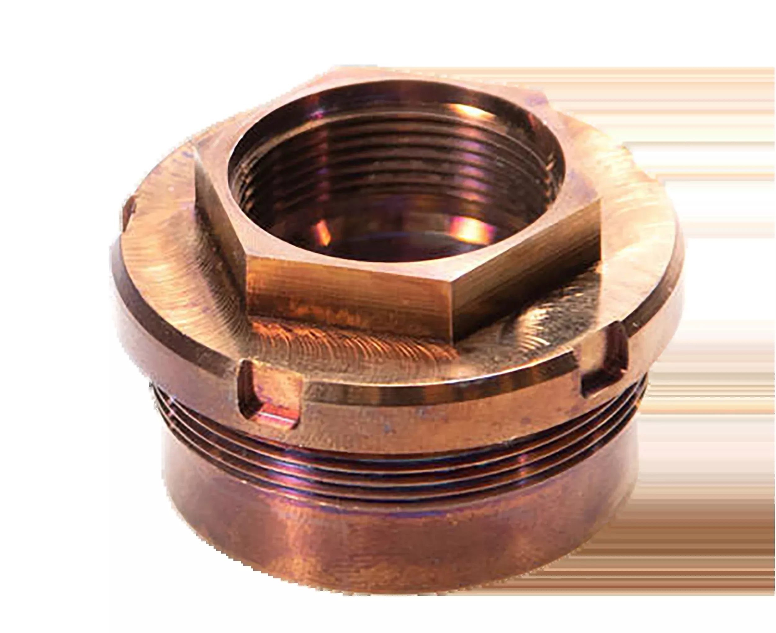 Q LLC Plan-B Omega XL Suppressor Mount HUB 1.375x24 TPI 17-4 SS Copper ACC-PLANB-OMEGA-XL
