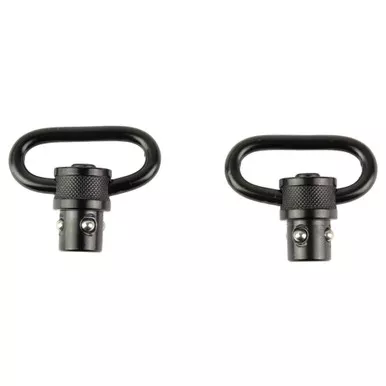 Quake Claw QD Flush Cup Sling Swivel 2 Pack - Steel Construction, Black