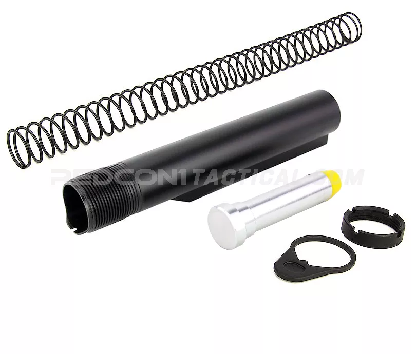 R1 Tactical AR-15 Buffer Tube Kit Mil-Spec v2 - Black
