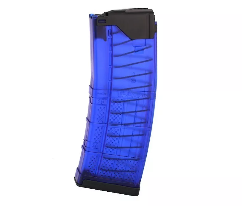 R1 Tactical Modified Lancer L5AWM 30 round 5.56 -Blue Translucent