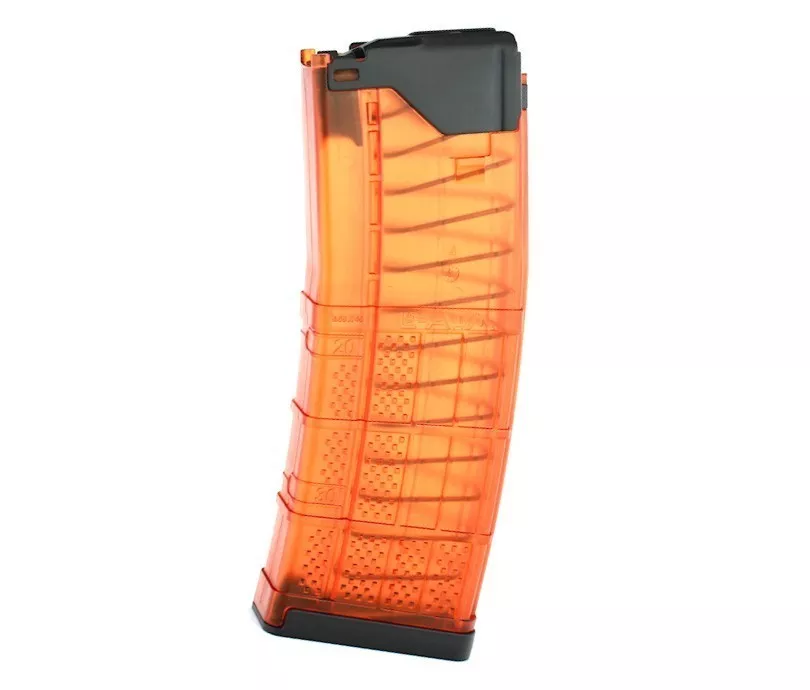 R1 Tactical Modified Lancer L5AWM 30 round 5.56 -Orange Translucent