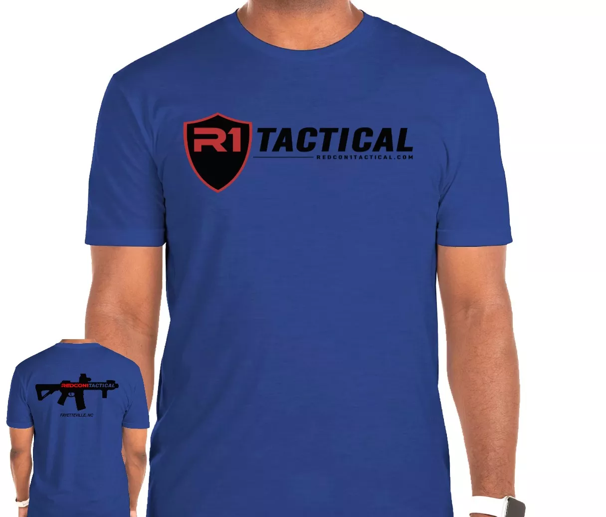 R1 Tactical SBR Logo T-Shirt - Royal Blue