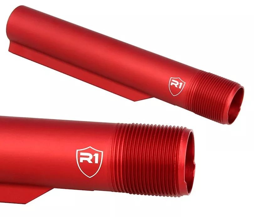 R1 Tactical Shield Buffer Tube Mil-Spec - Red Anodized