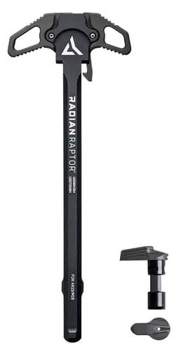 Radian Weapons R0664 RaptorCharging Handle & 45/90 Talon Safety, Radian Gray, Ambi Controls, Fits Mil-Spec AR-15/M16 Platform