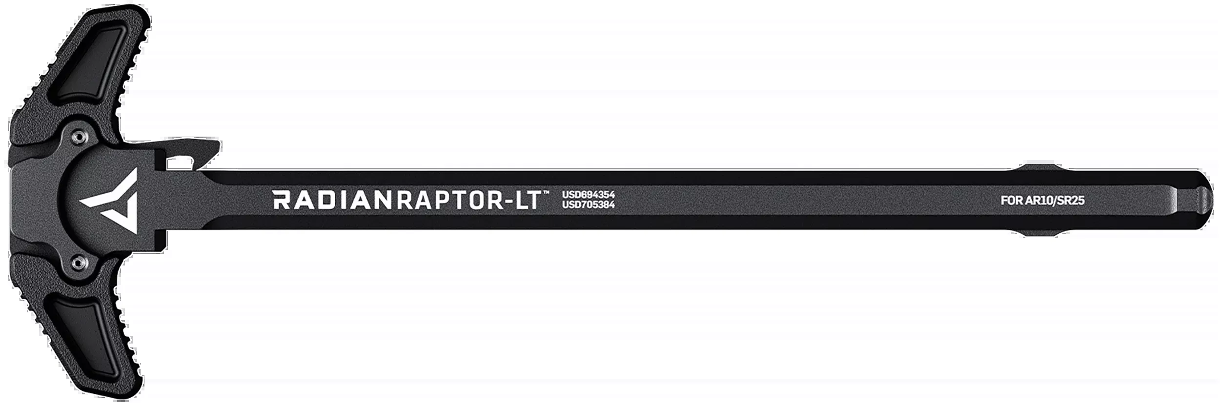 Radian Weapons Raptor LT Ambidextrous Charging Handle for AR-10/SR-25 Platform, Black R0151