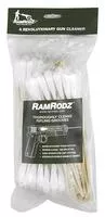 RamRodz 40100 Barrel & Breech Cleaning Swabs 40 Cal/10mm Handgun Cotton/Bamboo 8" Long 100 Per Pkg
