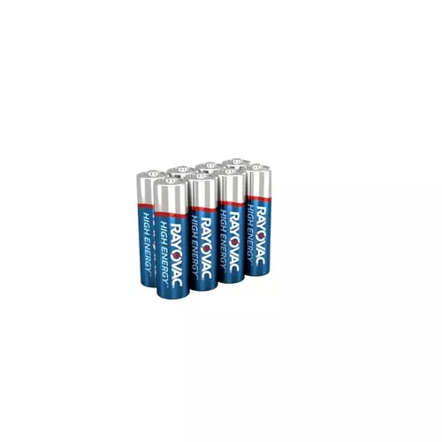 Rayovac 8158T03 AA Batteries1.5 Volts Alkaline 2,700 mAh Pkg of 8