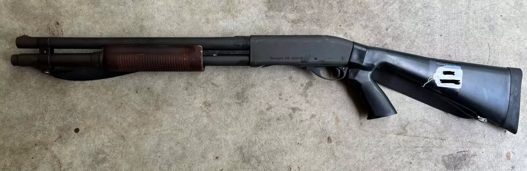 Remington 870 Magnum 12 Gauge Shotgun- Long Tube with Pistol Grip - Used/Police Trade In
