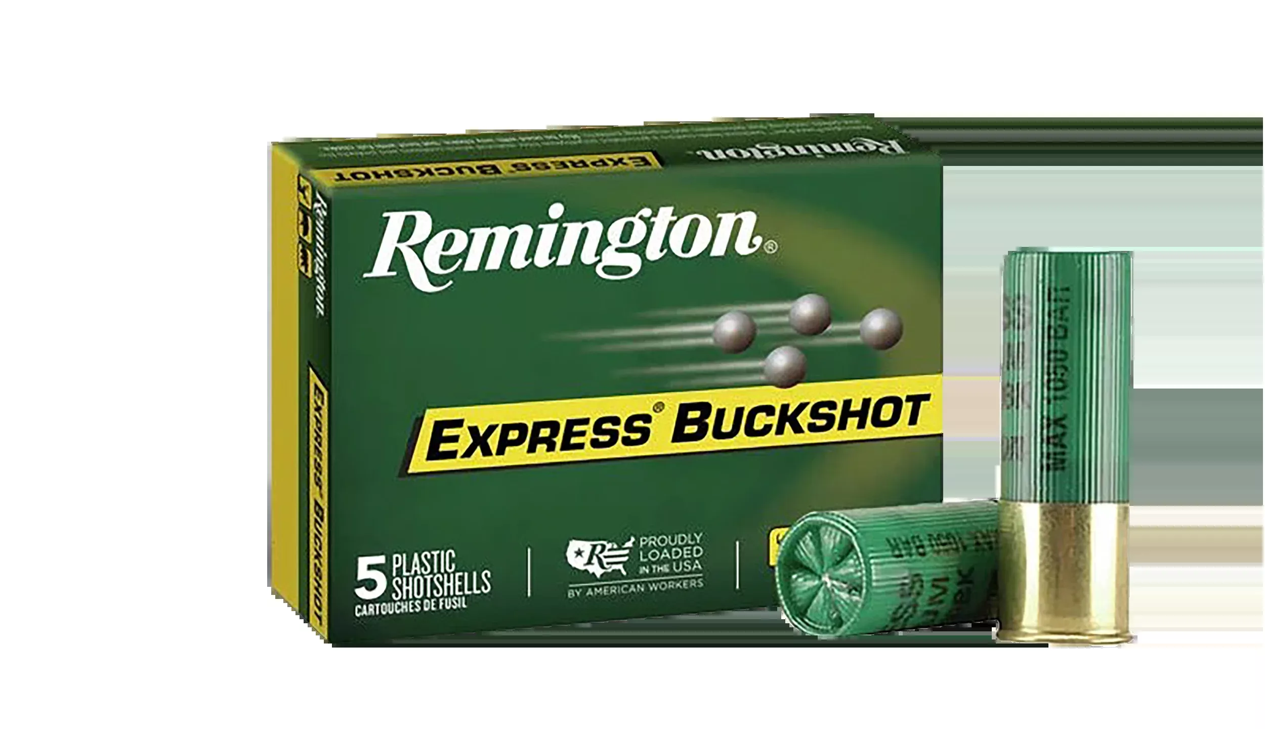Remington Ammunition Express Buckshot 12 Gauge 2-3/4in 0 Buck 5-Round Box 20622